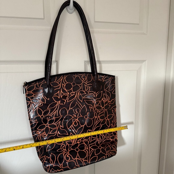 Unique leather tote bag - Picture 5 of 8